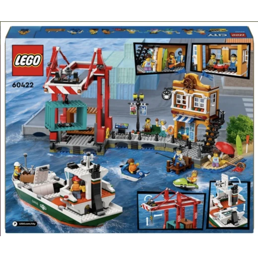 LEGO City Seaside Harbor with Cargo Ship Building Set 60422 LEGO City Seaside Harbor with Cargo Ship Building Set 60422