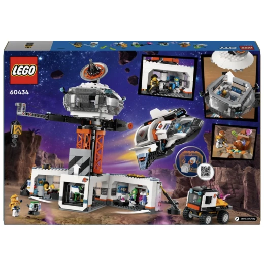 LEGO City Space Base and Rocket Launchpad Building Set 60434