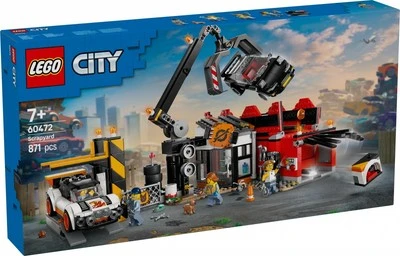 LEGO City Scrapyard with Cars Building Set 60472 LEGO City Scrapyard with Cars Building Set 60472