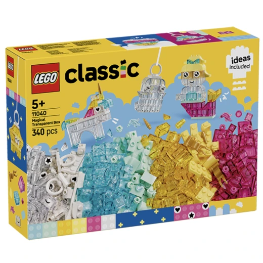 LEGO Classic Magical Transparent Box Building Set 11040