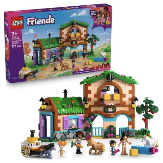 LEGO Friends Pony Ranch and Stable Building Set 42654 - LEGO - Image 2