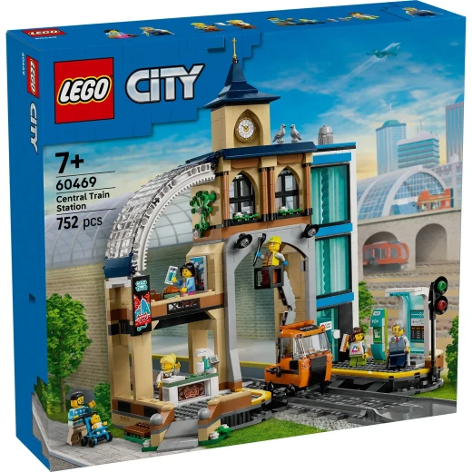 LEGO City Central Train Station Building Set 60469