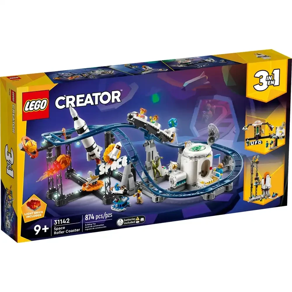 LEGO Creator 3in1 Space Roller Coaster Building Set 31142