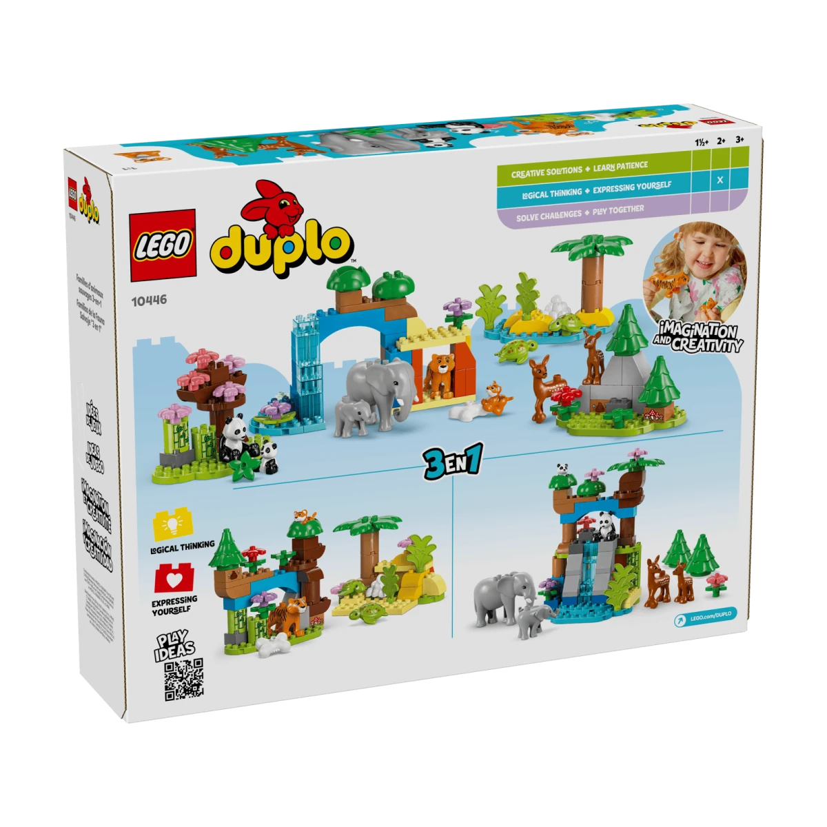 LEGO DUPLO 3in1 Wild Animal Families Set 10446