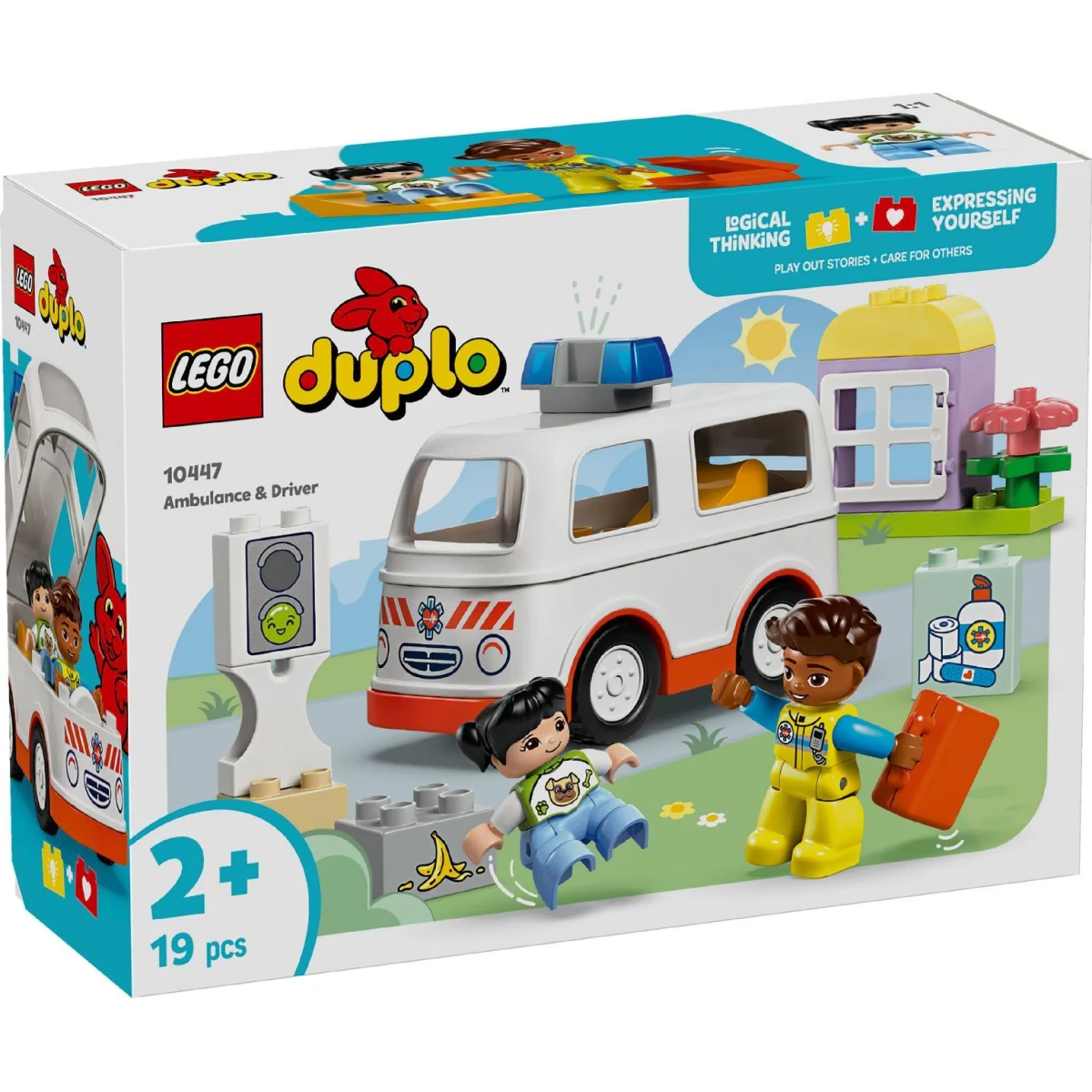 LEGO DUPLO Ambulance & Driver Building Set 10447