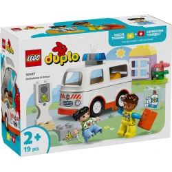LEGO DUPLO Ambulance & Driver Building Set 10447