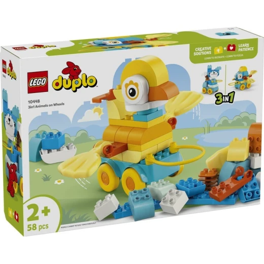 LEGO DUPLO 3in1 Animals on Wheels Building Set 10448 LEGO DUPLO 3in1 Animals on Wheels Building Set 10448