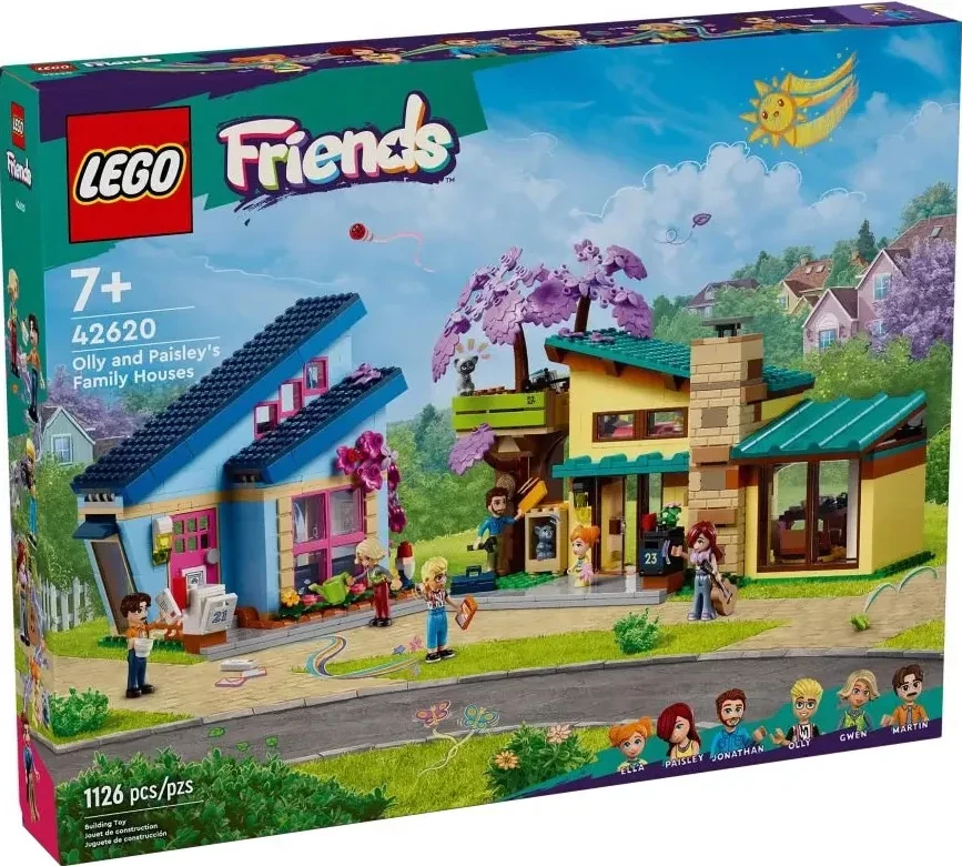 LEGO Friends Olly and Paisley's Family House Building Set 42620