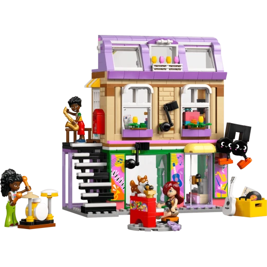 LEGO Friends Music Store &amp; Apartment Building Set 42653 - LEGO - Image 4