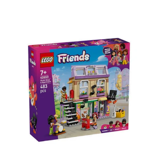 LEGO Friends Music Store & Apartment Building Set 42653