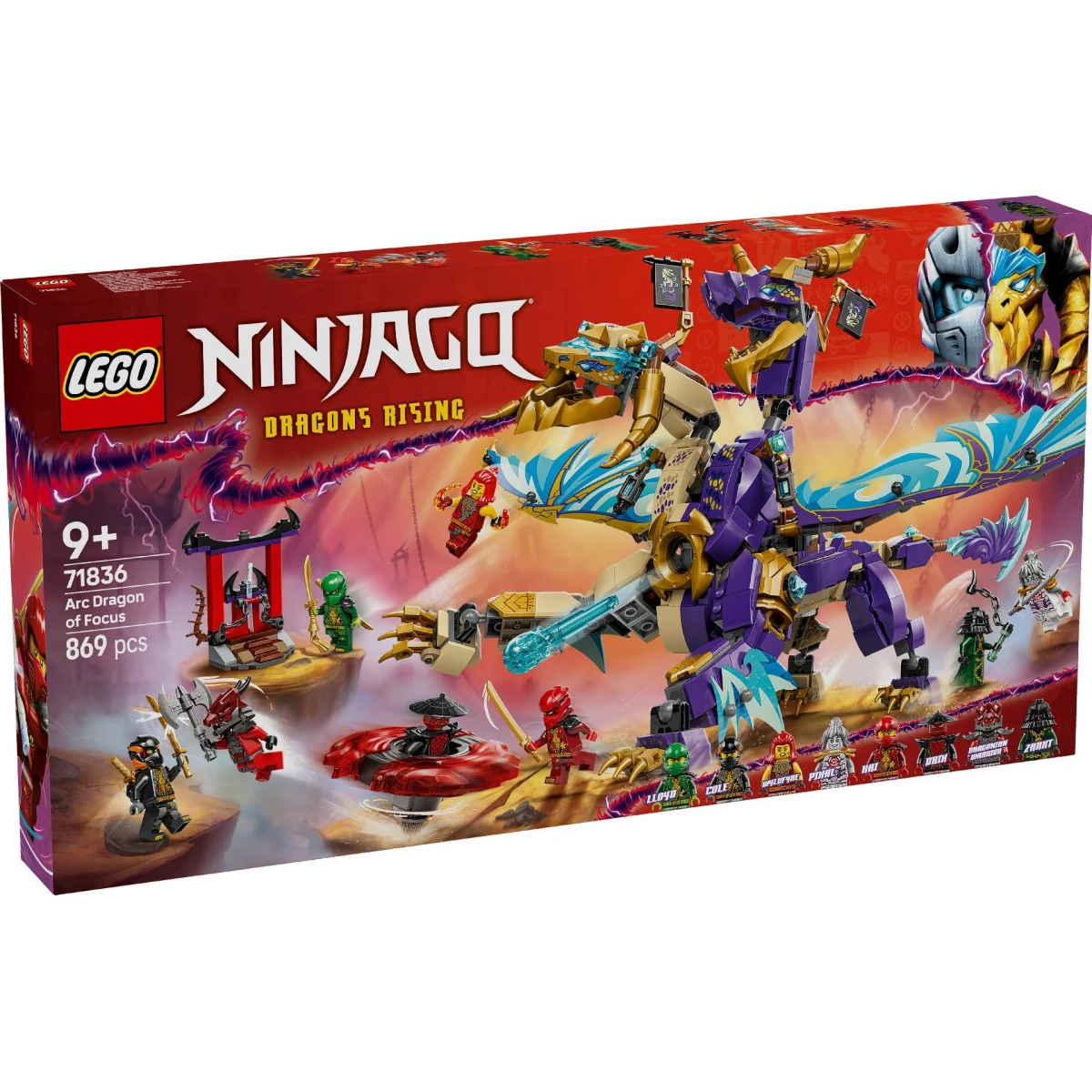 LEGO Ninjago Arc Dragon of Focus Building Set 71836