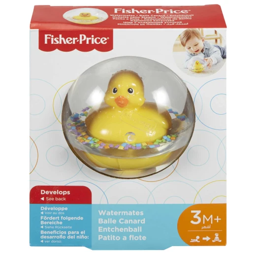 Fisher-Price Watermates, Duck, baby ball activity toy for crawl and chase play ages 3 months and up Fisher-Price Watermates, Duck, baby ball activity toy for crawl and chase play ages 3 months and up