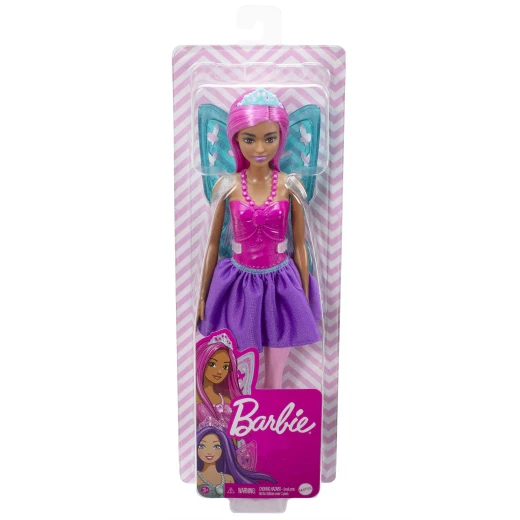 Barbie  Fairy Doll (11.5-inch) with Wings &amp; Tiara, Gift for 3 to 7 Year Olds - Barbie - Image 6