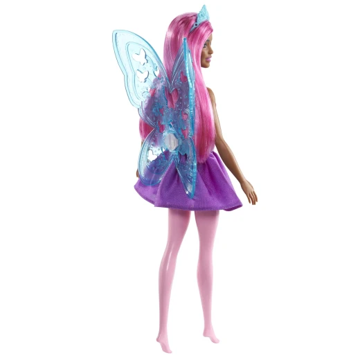 Barbie  Fairy Doll (11.5-inch) with Wings &amp; Tiara, Gift for 3 to 7 Year Olds - Barbie - Image 5
