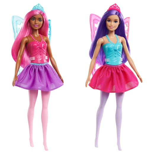 Barbie Fairy Doll (11.5-inch) with Wings & Tiara, Gift for 3 to 7 Year Olds Barbie Fairy Doll (11.5-inch) with Wings & Tiara, Gift for 3 to 7 Year Olds