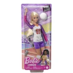 Barbie  Doll &amp; Accessories, Made to Move  Career Volleyball Player Doll with Uniform and Ball - Barbie