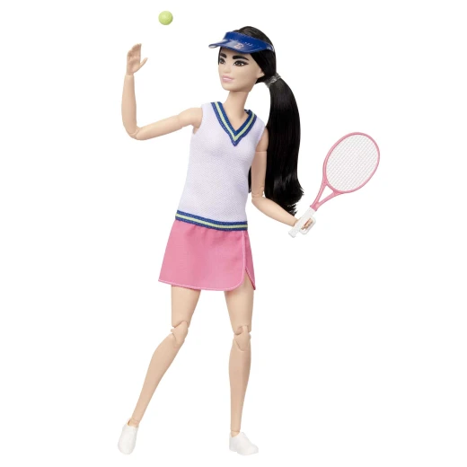 Barbie  Doll &amp; Accessories, Career Tennis Player Doll with Racket and Ball - Barbie - Image 3