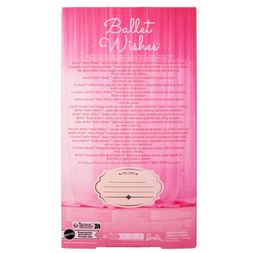 Barbie Signature Ballet Wishes Doll, Collectible Fashion Doll in Satiny, Pink Tutu with Blonde Hair and Giftable Packaging - Barbie - Image 6