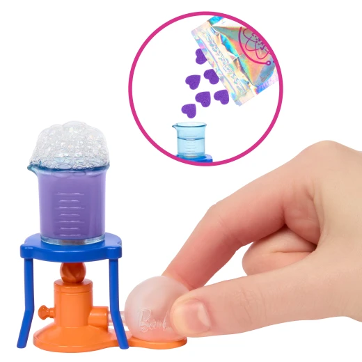 Barbie Scientist Doll and Accessories with Blonde Fashion Doll, Lab Table, Microscope, &amp; Color-Change Beaker &amp; Petri Dish Accessories - Barbie - Image 5