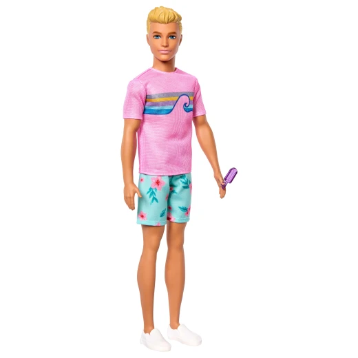 Barbie Mysteries: Beach Detectives Ken Doll Wearing Removeable Signature Outfit with Storytelling Accessories, Including Apron &amp; Snacks - Barbie - Image 3