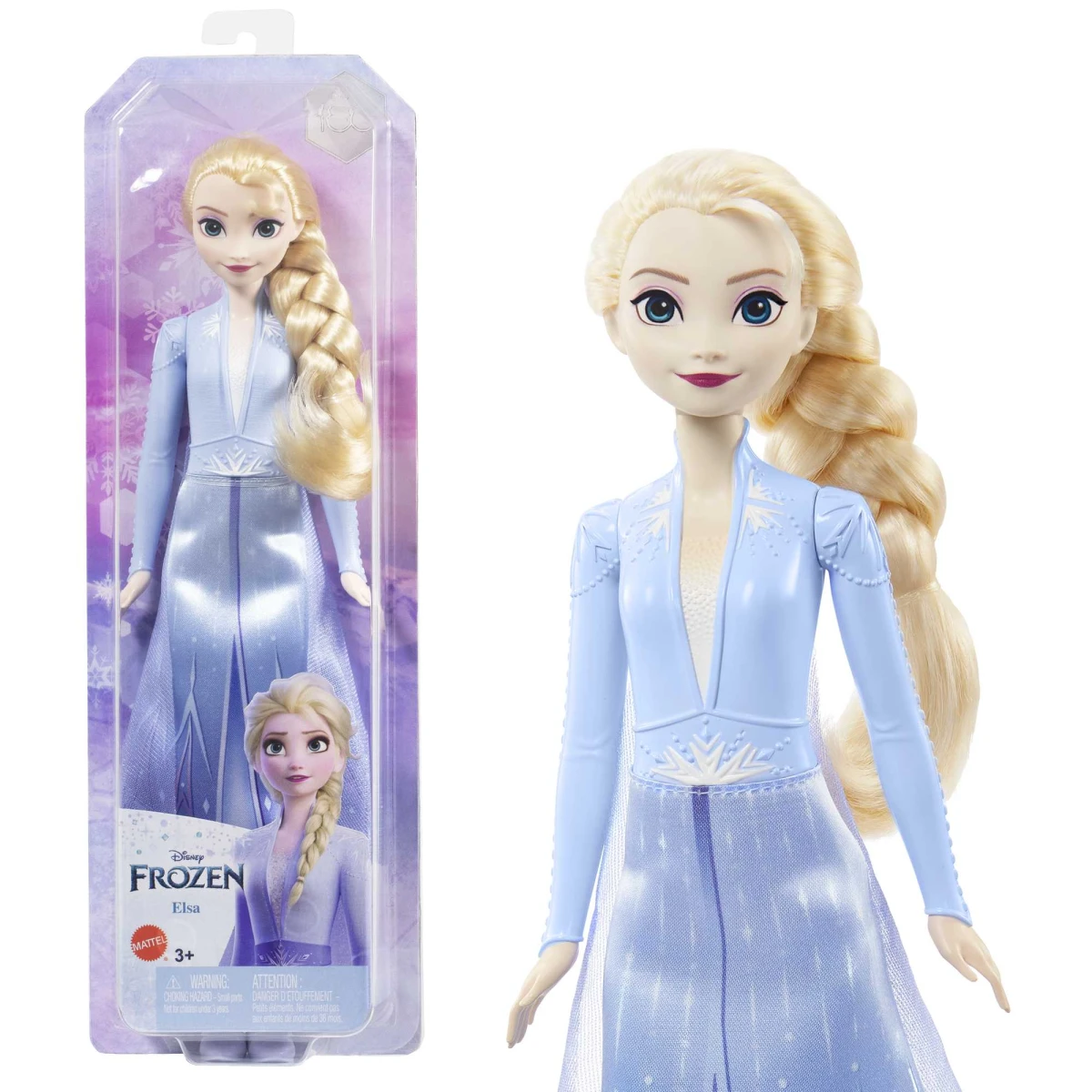 Mattel Disney Frozen Toys, Elsa Fashion Doll & Accessory with Signature Look, Inspired by Disney Frozen 2