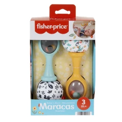 Fisher-Price Rattle ‘n Rock Maracas baby rattle sensory toys for newborn babies ages 3 months and older