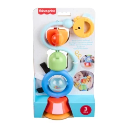 Fisher-Price Baby Toy Sensory Sounds High Chair Busy Activity with Suction Cup for Developmental Play Infants Ages 3+ Months