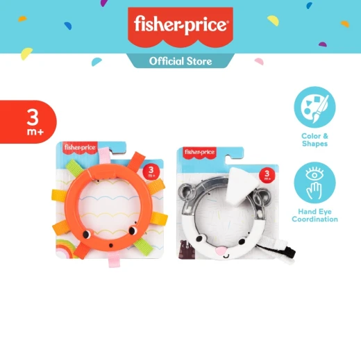 Fisher-Price Baby Toys Activity Rings Collection of Newborn Sensory Activities for Ages 3+ Months, Each Sold Separately Fisher-Price Baby Toys Activity Rings Collection of Newborn Sensory Activities for Ages 3+ Months, Each Sold Separately