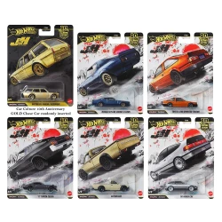 Hot Wheels Car Culture Vehicle, Premium 1:64 Scale Die-Cast Toy Car or Truck with Real Riders Tires &amp; Metal/Metal Body &amp; Chassis (Styles May Vary)