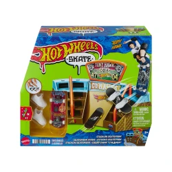 Hot Wheels Skate  Skatepark with 1 Fingerboard Created in Collaboration with Tony Hawk and 1 Pair of Skate Shoes