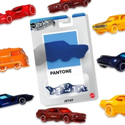 Hot Wheels Toy Car or Truck, Collectible Pantone 1:64 Scale Die-Cast Vehicle Featuring Classic Colors &amp; Artistic Packaging (Styles May Vary)