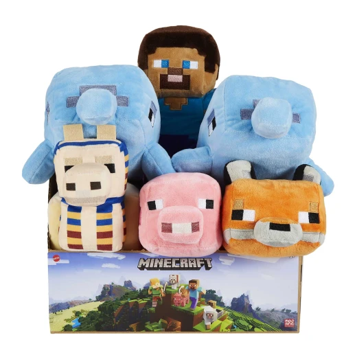 Minecraft Plush Toys, Collectible Soft Dolls Inspired by Video Game Characters, 8-inch (Styles May Vary) Minecraft Plush Toys, Collectible Soft Dolls Inspired by Video Game Characters, 8-inch (Styles May Vary)