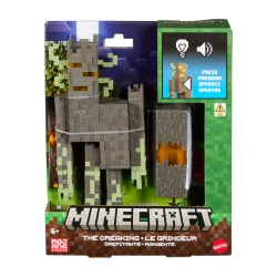 Mattel Minecraft The Creaking Action Figure with Interactive Lights, Sounds &amp; Croaking Heart Accessory, 8-inch Collectible Toy