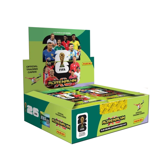 Panini FIFA World Cup 2026 Adrenalyn XL Official Trading Cards Booster Box – 24 Packets (192 Cards) Panini FIFA World Cup 2026 Adrenalyn XL Official Trading Cards Booster Box – 24 Packets (192 Cards)