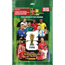 باكيت البداية بانيني كأس العالم 2026 أدرينالين إكس إل – ألبوم (مجلد) + باكيتات + كرت جولدن بولر