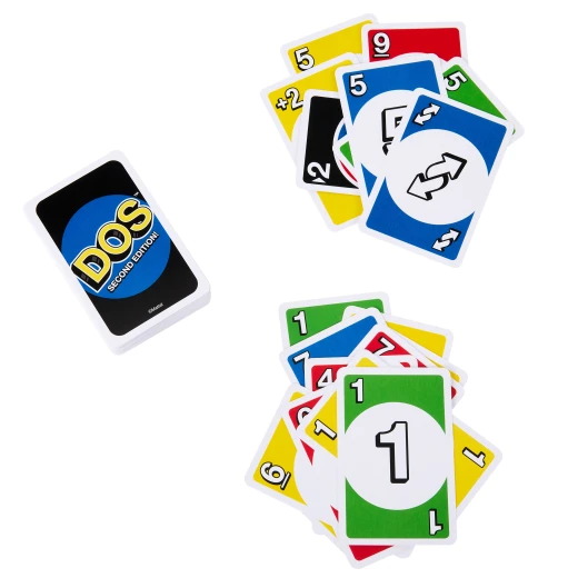 DOS Second Edition Card Game – Colour-Blind Accessible Deck for 2 to 6 Players - Uno - Image 2