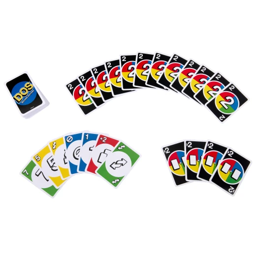DOS Second Edition Card Game – Colour-Blind Accessible Deck for 2 to 6 Players - Uno - Image 5