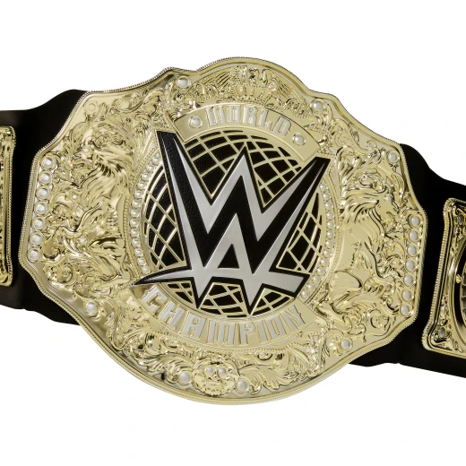 WWE World Heavyweight Championship Role Play Title – Leather-Like Belt, 3+ Feet, Kid Size - WWE - Image 3