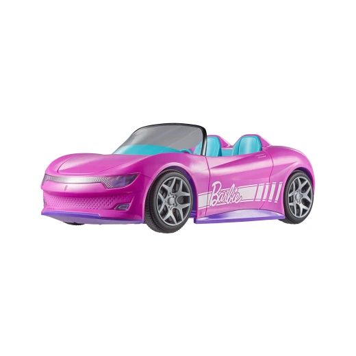 Hot Wheels Barbie RC Convertible – Remote-Control Pink Car, Fits 2 Barbie Dolls, Opening Trunk &amp; Sticker Sheet - Hot Wheels - Image 6