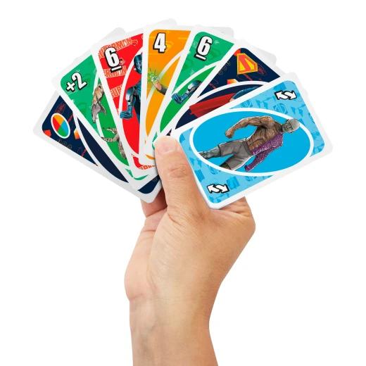 UNO Superman Card Game – Movie-Inspired Collectible Deck, Colour-Blind Accessible, 2 to 10 Players - Uno - Image 2