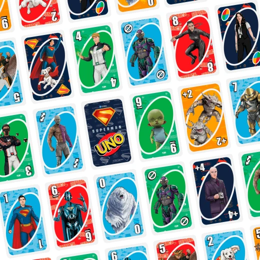 UNO Superman Card Game – Movie-Inspired Collectible Deck, Colour-Blind Accessible, 2 to 10 Players - Uno - Image 4