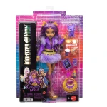 Monster High Clawdeen Wolf Doll – Purple Moto Jacket &amp; Furry Skirt with Pet Wolf Pup Crescent &amp; 7 Accessories - Monster High