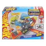Hot Wheels City Gorilla Slam Attack Playset – Track Set with 1:64 Die-Cast Car &amp; 3 Ways to Play - Hot Wheels