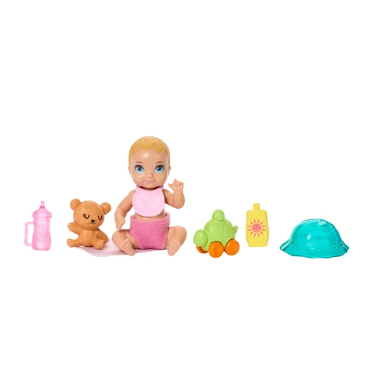 Barbie Skipper Babysitters Inc. Playset – Doll, Baby Doll, Stroller with Removable Car Seat &amp; 7 Accessories - Barbie - Image 5