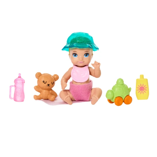 Barbie Skipper Babysitters Inc. Playset – Doll, Baby Doll, Stroller with Removable Car Seat &amp; 7 Accessories - Barbie - Image 6