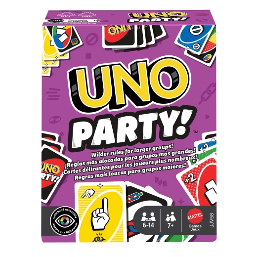 UNO Party Card Game – Special Rules for Large Groups, 6 to 14 Players UNO Party Card Game – Special Rules for Large Groups, 6 to 14 Players