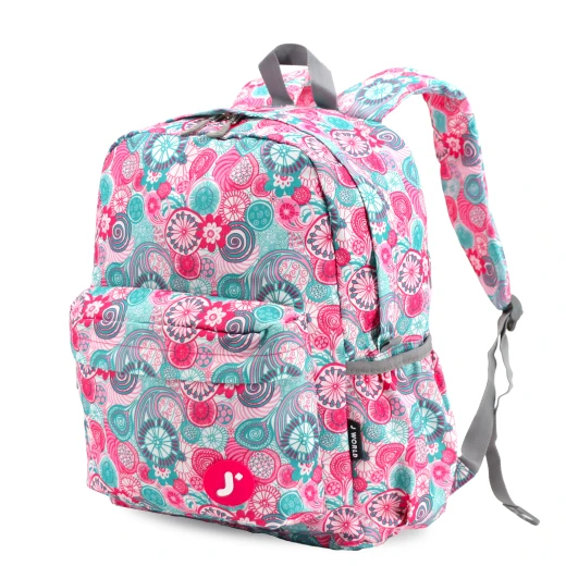 J World New York Oz Daypack Backpack – Blue Raspberry | School & 15.6" Laptop Backpack - JWORLD - Image 3