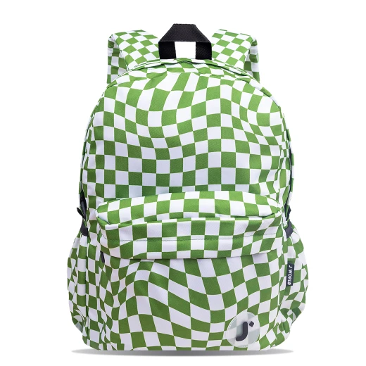 J World New York Oz Daypack Backpack – Matcha Checkers | School & 15.6 J World New York Oz Daypack Backpack – Matcha Checkers | School & 15.6