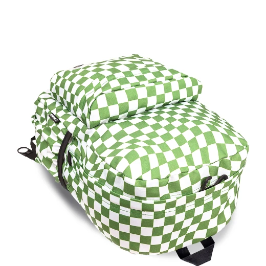 J World New York Oz Daypack Backpack – Matcha Checkers | School & 15.6" Laptop Backpack - JWORLD - Image 7