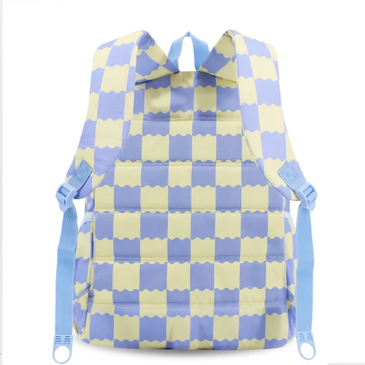 J World New York Oz Daypack Backpack – Wiggle Blue | School & 15.6" Laptop Backpack - JWORLD - Image 2